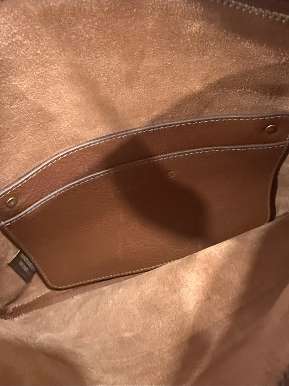 Tecovas Leather Classic Tassel Crossbody Bag in Brown